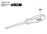 Bosch 1 600 A01 6KY Schraubendreher Screwdriver Spare Parts